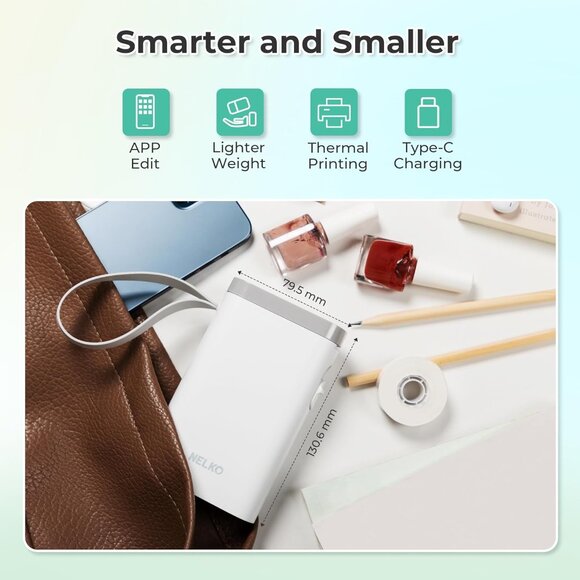 Label Maker Machine with Tape, P21 Bluetooth Label Printer, Wireless Mini Label - Picture 5 of 7